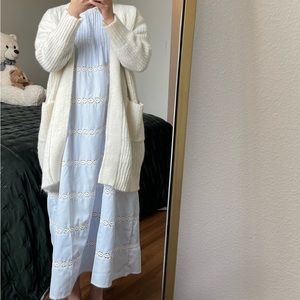 Long Dress with a long cardigan - Sell as a set